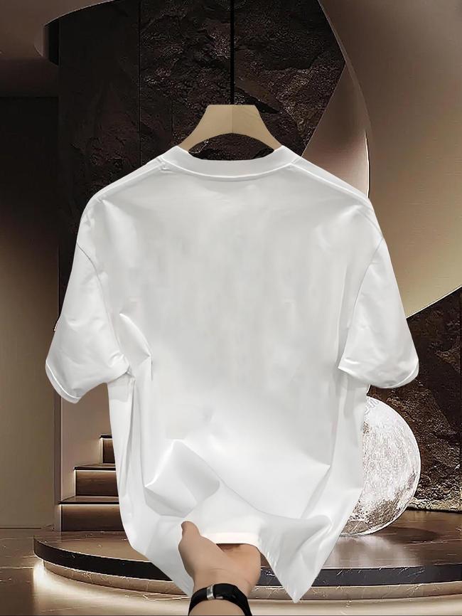 Cotton Printed T-Shirt for Men - Never Killed a Mountain Lion But I've Choked a Cougar - Soft Eco-Friendly Design - Slim Fit - Versatile Streetwear  Casual Menswear Top Jeans Original Pants Stylish Tshirt Tropical Shortsleeve  Black