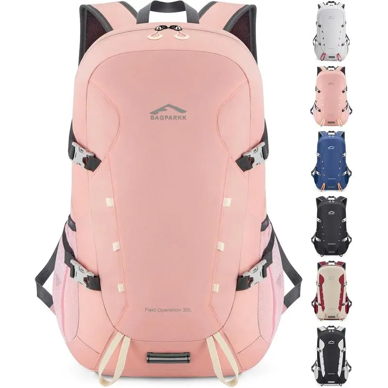Outdoor store BAGPARKK's hiking backpack, large 35L travel backpacks for men and women, water-resistant ultra-lightweight foldable packable camping daypack for outdoor sports.