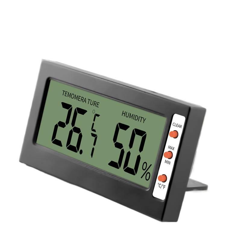Large-screen reptile thermometer and hygrometer, incubation equipment, plant greenhouse hygrometer, electronic dry-wet thermometer