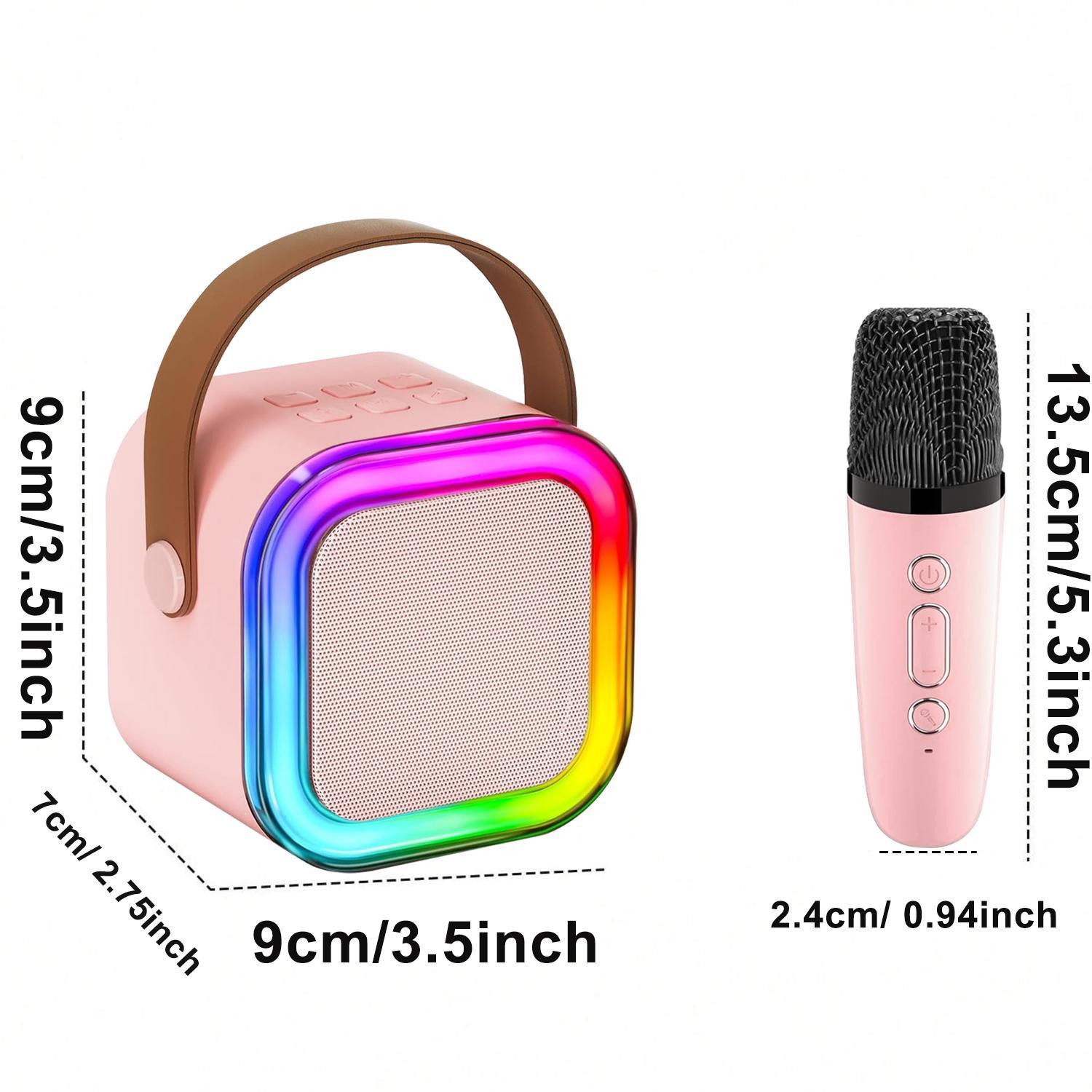 Portable Wireless Karaoke Machine for Adults and Kids, Rechargeable Battery, Handheld Speaker with Mic, Perfect for Parties and Gifts Portable Wireless Karaoke Machine for Adults and Kids, Rechargeable Battery, Handheld Speaker with Mic, Perfect for Parties and Gifts