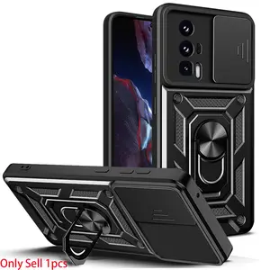 Case for Xiaomi Redmi K60/Poco F5 Pro 5G/Redmi K60 Pro Upgrade Thick Dual-Layer Protection, Shockproof Rotatable Ring Stand, Dirt-Resistant Lens Cover for Xiaomi Redmi K60/Poco F5 Pro 5G/Redmi K60 Pro Case