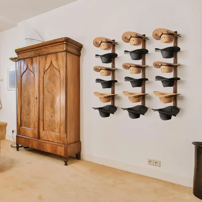 American Made Cowboy Hat Holder STAR 886 CT 6 Tier Hat Rack American Made Cowboy Hat Holder STAR 886 CT 6 Tier Hat Rack
