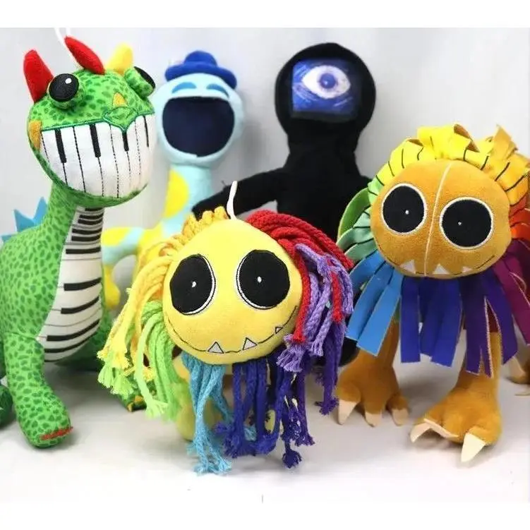 poppy palytime Nightmare Critters Chapter 4 Pianosaurus Doey Plush Yarnaby Toy Model Room Decoration Desktop Ornaments