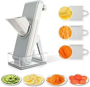 Safe Mandoline Slicer for, Chopper Vegetable, Julienne Slicers for Fruits and Vegetables, for Fries, Gadgets and