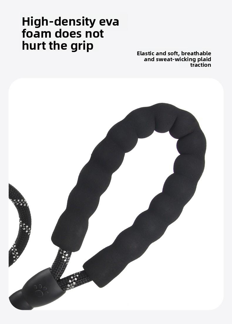 3-in-1 Reflective Dog Leash for Medium Large Dogs, Heavy Duty 3 Way No Tangle Multiple Dog Leash with 360° Swivel Clips, Comfortable Anti-Slip Padded Handle, Detachable Flexible Combination Pet Walking Lead, High Visibility Reflective Safety Dog Leash for