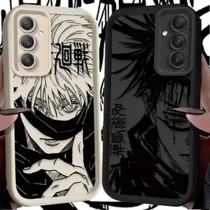 Anime Jujutsu Kaisen Phone Case for Samsung Galaxy S26 S24 S23 S22 S21 Ultra Plus FE 5G For iphone 17 16 15 14 13 12 11 17Air Plus Pro Promax Soft Silicone Cover