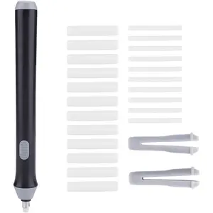 Rechargeable Automatic Electric Pencil Eraser for Drawing Drafting Painting Sketching Artist Detail Tool Black