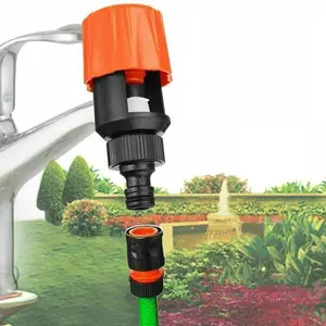 Mixer Tap Hose Connectors Set, Universal Tap to Hose Connector, Mixer Kitchen Tap Adapter Hose Connector, No Tools Quick Install with Leak-Proof Gasket for Indoor, Outdoor, Garden