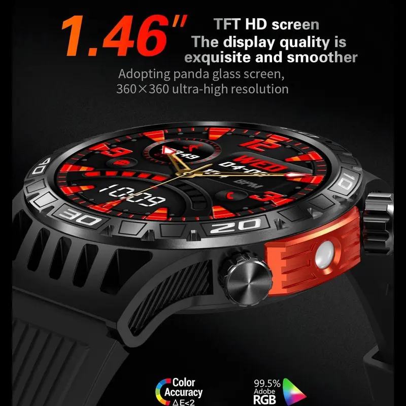 Multifunctional Sports Smart Watch, Fashion Digital Watch with Heart Rate Monitoring and Sleep Tracking, Waterproof Sports Watch for Women & Men