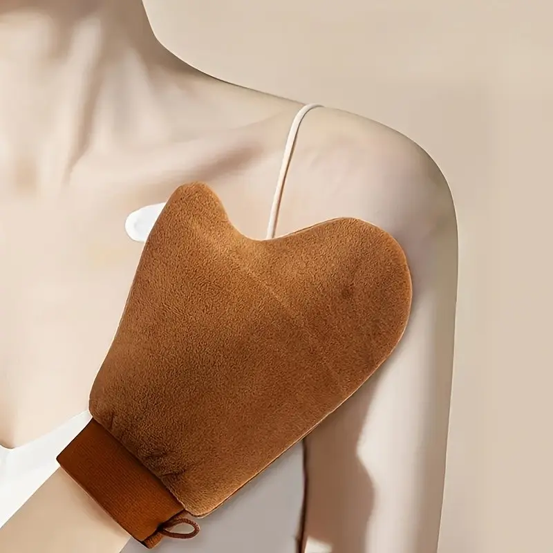 Reusable Body Lotion Application Gloves, Stain-Free Self-Tanning Gloves, Quick Even Spread for Lotion, Self-Tanner, Body Oil, Sunscreen, Waterproof Inner Layer