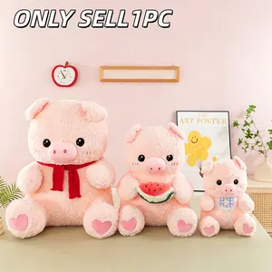 1pc Super Fluffy Pink Pig Plush Doll, Skin-friendly & Soft Piggy Stuffed Toy, Cute Bedside Companion Decor, Ideal Holiday & Birthday Gift for Girls, Kids and Best Friends