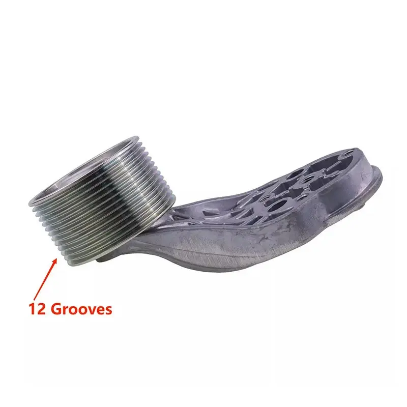 FridayParts 12 Grooves V-Ribbed Belt Tensioner 89823 VOE20582558 for Volvo Engine D13 Truck VAH VHD VN