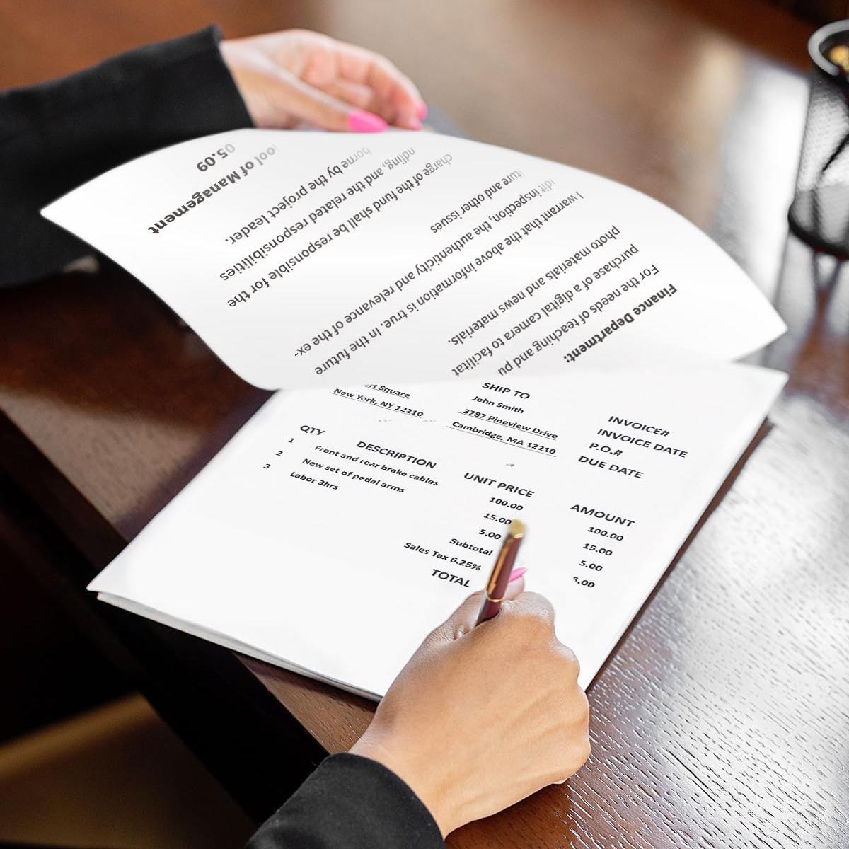 Thermal Paper, 100/200pcs Multipurpose A4 Thermal Paper, Compatible for Phomemo M08F, M832, M833 Portable Thermal Printer