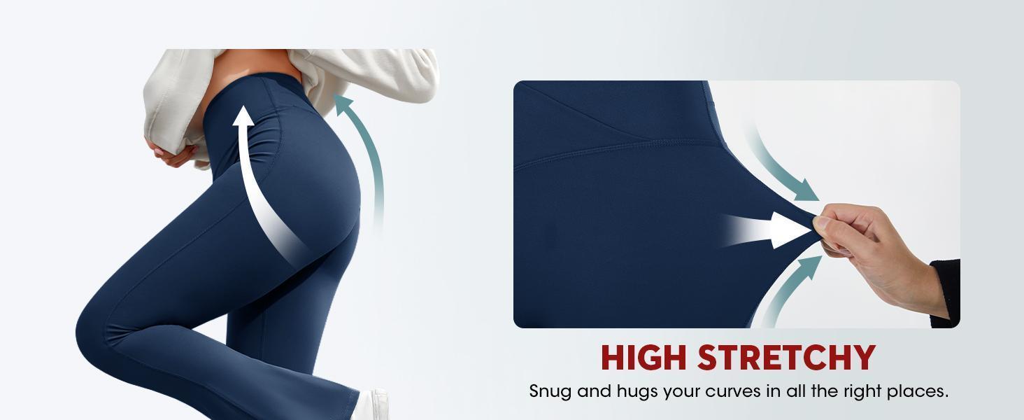 Imily Bela Women's High Waist Flare Athletic Yoga Pants with Pockets Butt Lifting Running Workout Bootcut Leggings for women Imily Bela Women's High Waist Flare Athletic Yoga Pants with Pockets Butt Lifting Running Workout Bootcut Leggings for women