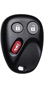 Keyless Entry Remote Control Key Fob Replacement Fits for Chevy Silverado 1500 2500 HD 2003-2006 Avalanche Equinox SSR Suburban Tahoe GMC Sierra Yukon XL Hummer H2 Cadillac Escalade LHJ011