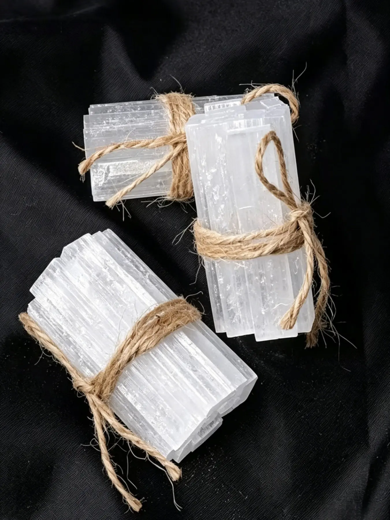 15/25/40pcs Selenite Stick, Crystal Sticks, Gypsum Wands, Gypsum Quartz Mineral Points for Meditation, Decorative Display