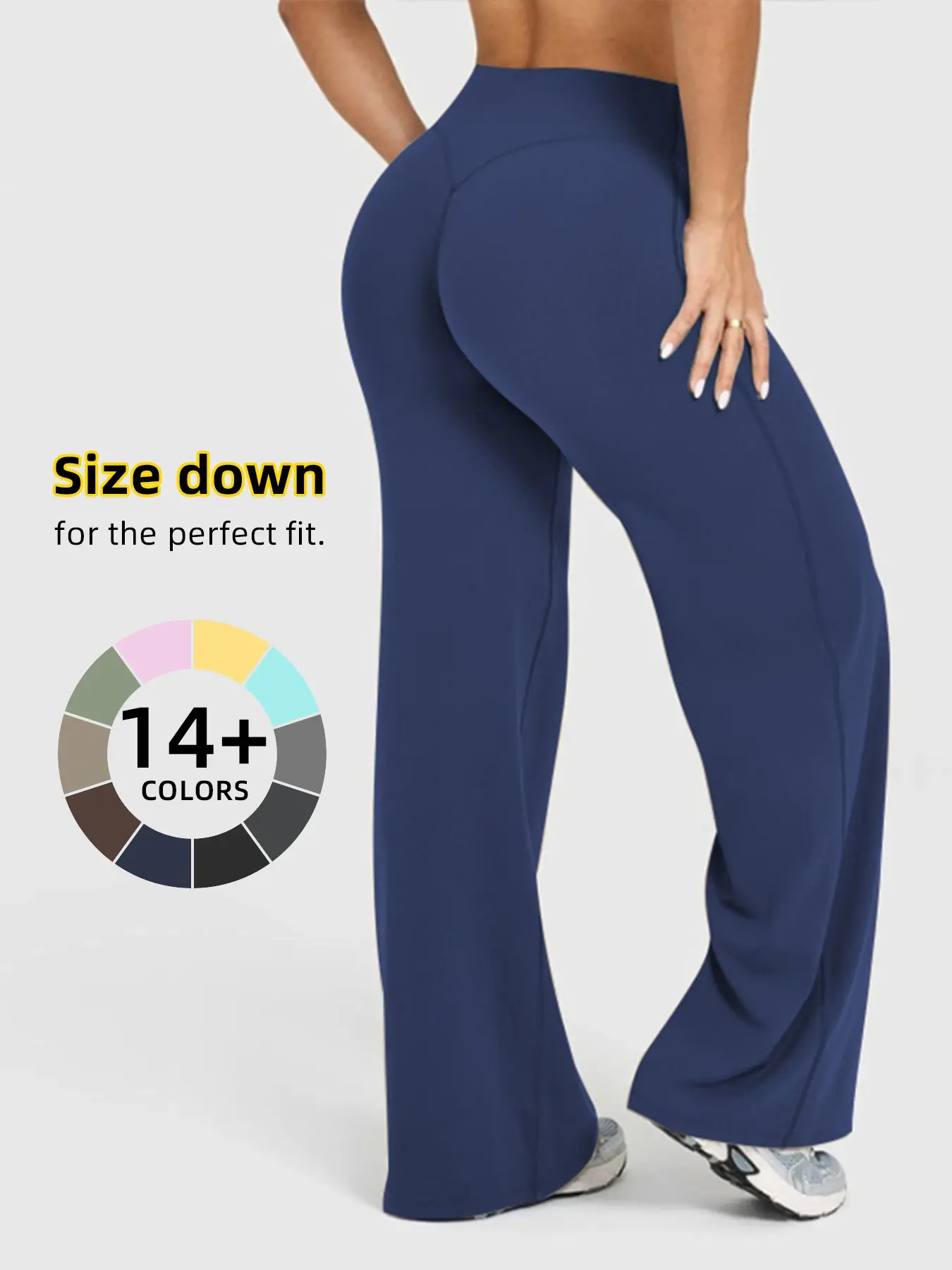 Women's Casual Wide Leg Pants, Perfect for Spring and Summer, Comfortable Fashionable Design, Ideal for Daily Wear Fit, Casual Style Bottoms