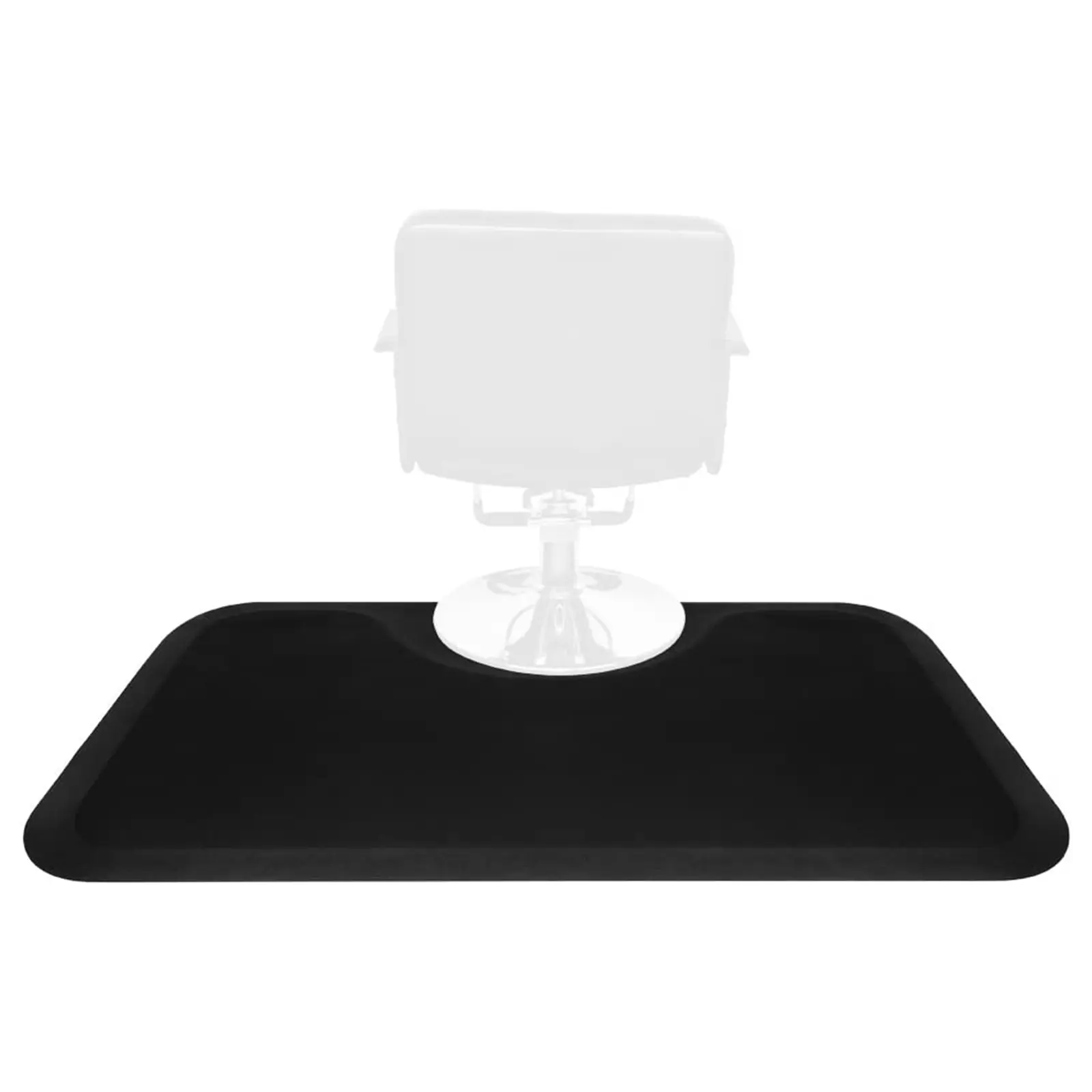 Garvee Anti-Fatigue Salon Chair Mat 3'x5' – Durable PU Floor Mat for Hairdressers, Ergonomic Comfort, Non-Slip, Easy to Clean, Professional Standing Pad for Salons, Protects Hardwood Floors, Black