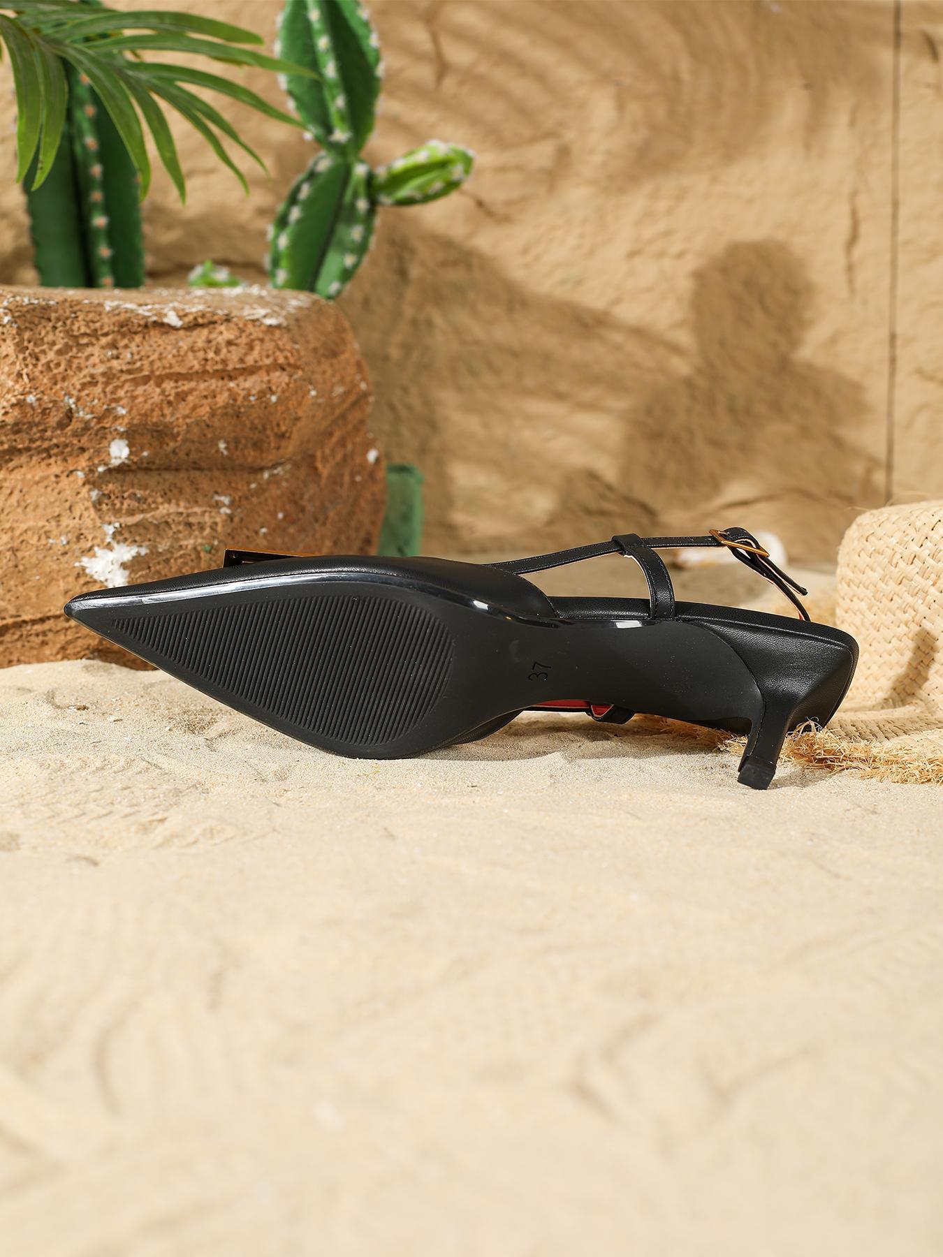 Women's Stiletto Heel Pointed Toe High-Heeled Shoes, Elegant Daily Wear Footwear, Elegant Party Footwear, Perfect for All Occasions & Stylish Look