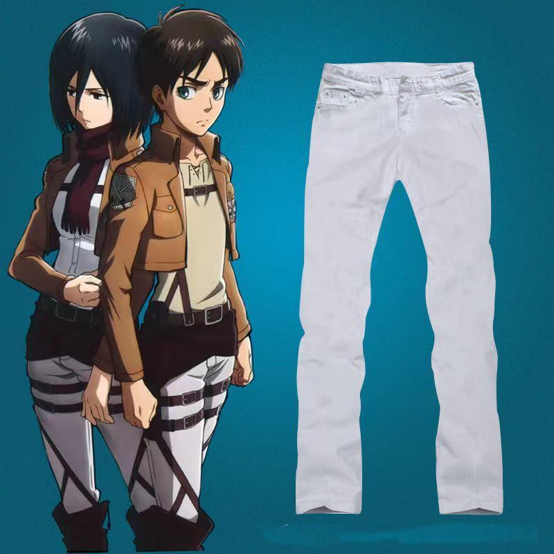 Anime Attack on Titan Cosplay Shingeki no Kyojin Jacket Recon Corps Leather Skirt Hookshot Belts Suspenders Ackerman Costume
