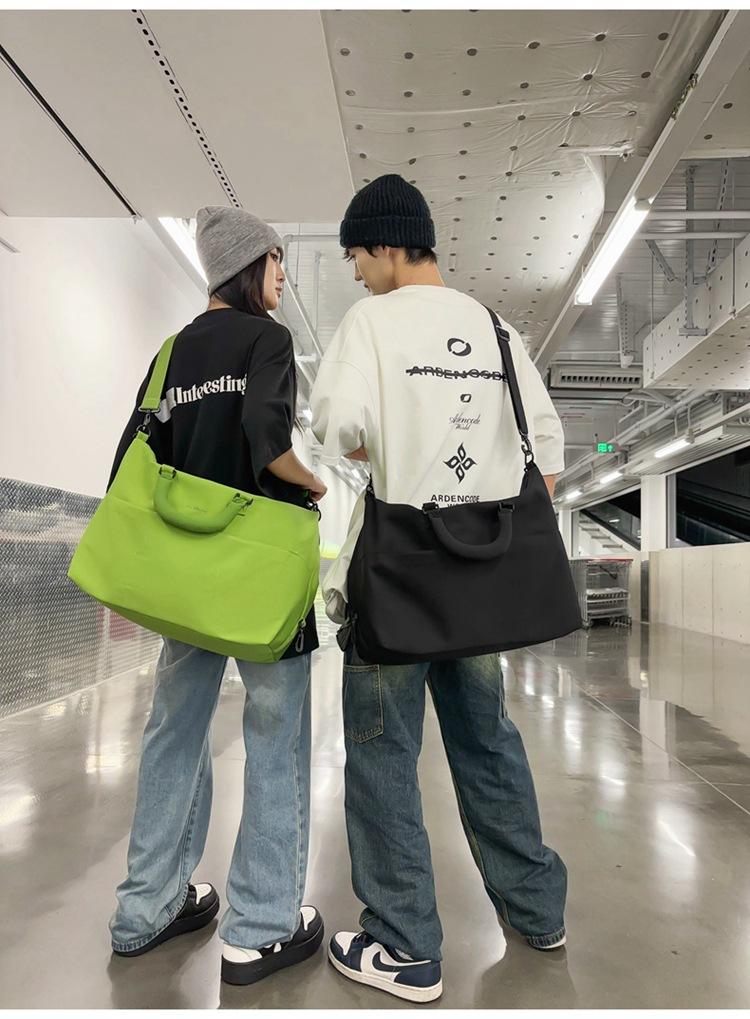 Dry and wet separation storage crossbody bag 2026 new Hong Kong style large-capacity shoulder bag versatile sports outdoor fitness bag