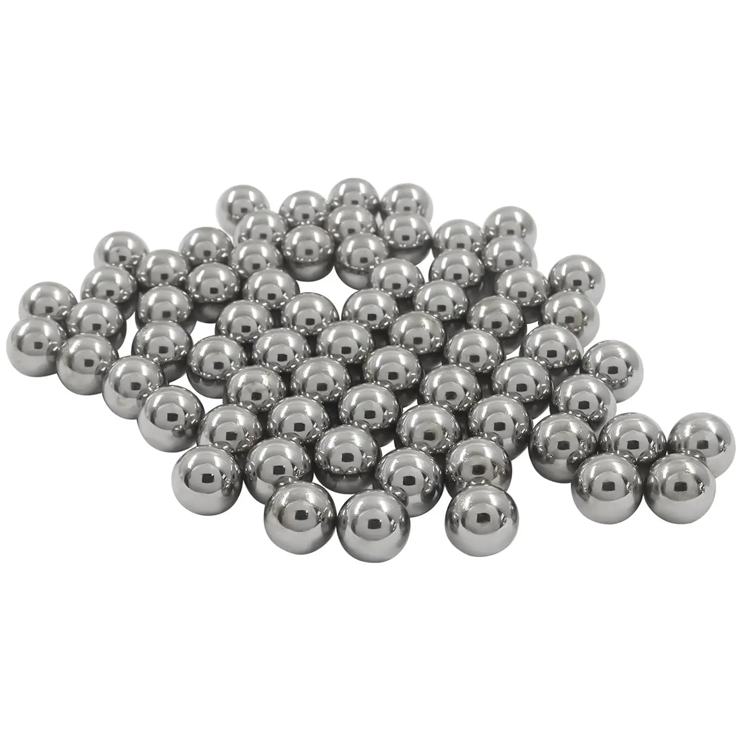 Carbon Steel Bearing Balls, 6mm, 100 Pack