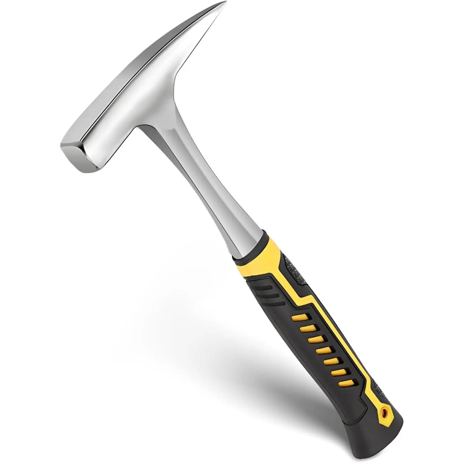 Tinner's Hammer, 18oz Sheet Metal Hammer Tools, Hvac Tool Tinners Hammer with Forged Steel Construction and Shock Reduction Grip, Sheet Metal Hammers, Welding and Chipping Hammer