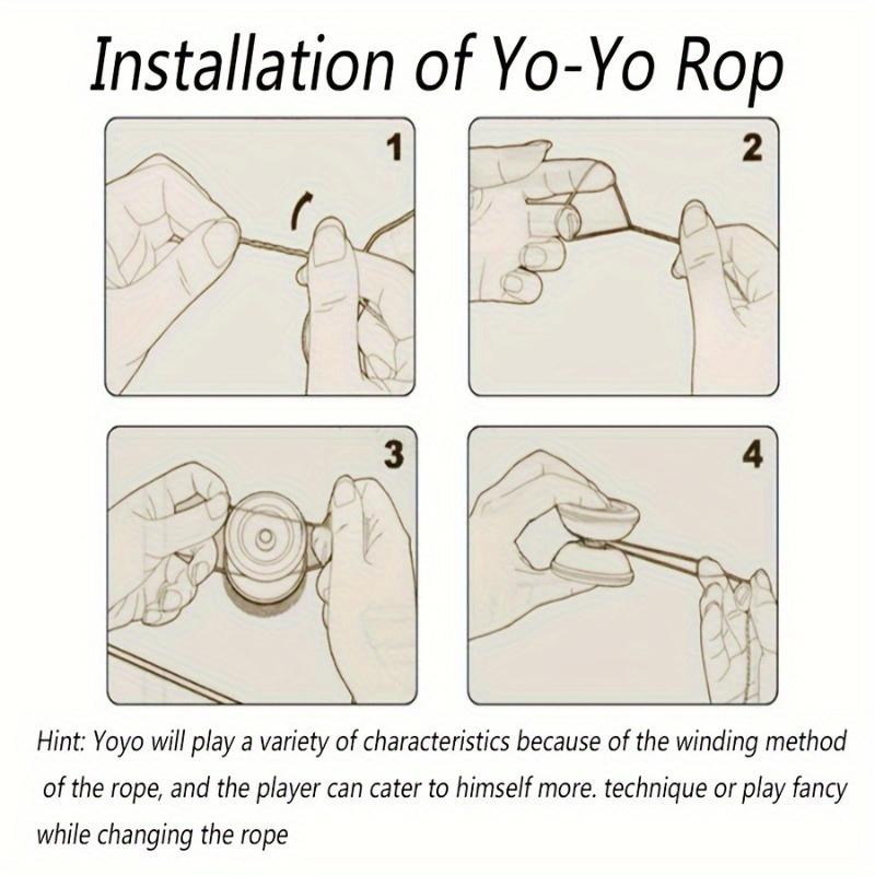 1pc Precision-Crafted High-Speed Metal Yo-Yo with Detachable Strap - Durable Vibrant Colors Dazzling Performance for Beginners - Available in Multiple Colors - Perfect for Outdoor Play and Practice