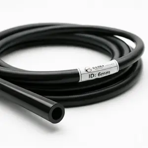 High Performance Silicone Vacuum Hose Kit - 6mm (1/4") ID, 150 PSI Max Pressure, Ultra High Temp Resistance Tubing for Automotive Turbo, Engine & Air Intake - 10ft