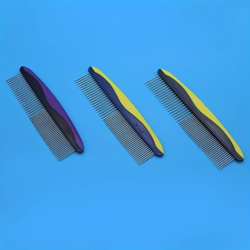 Dog comb pet row comb dog hair comb artifact cat comb to remove floating hair beauty dog hair comb open knot comb supplies