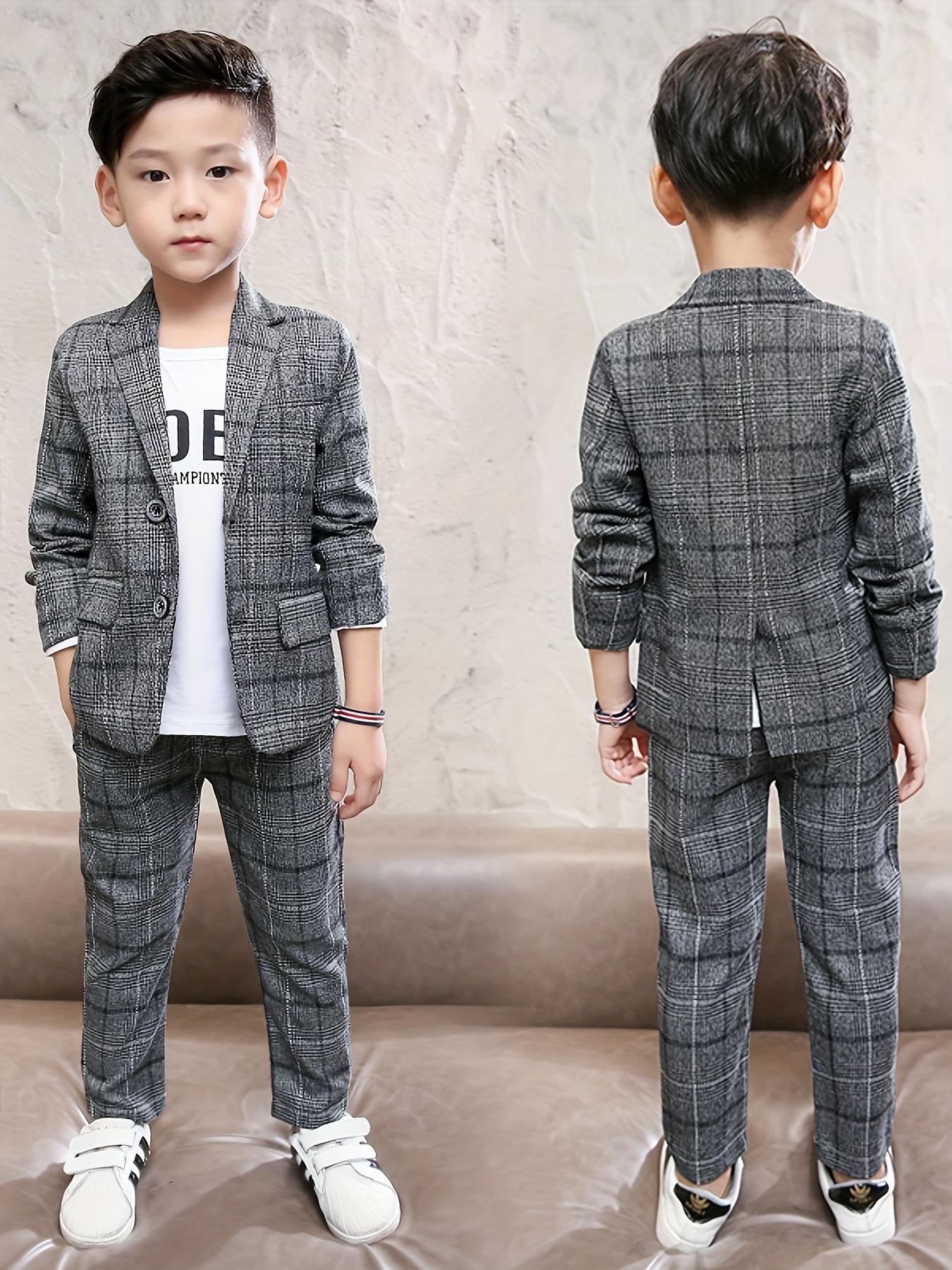 2024 New Trendy Autumn Outfit for Boys, Stylish Casual Suit for Older Children.