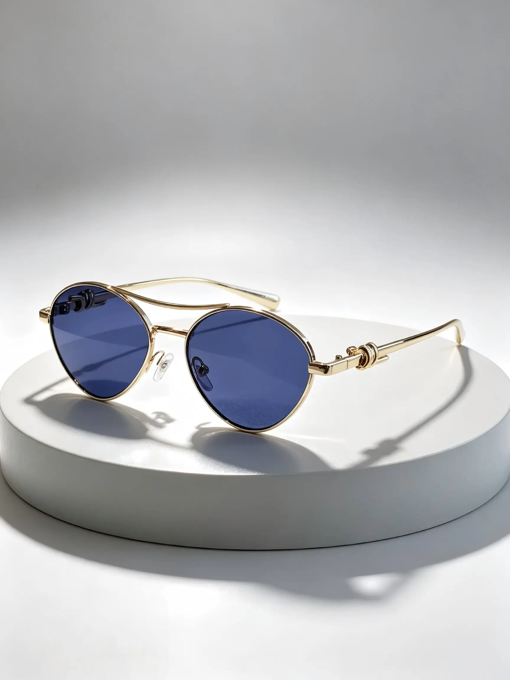 New European and American Style Metal Cat Eye Full Frame Glasses, Unisex Fashion Decorative Eyewear, Trendy Instagram Glasses