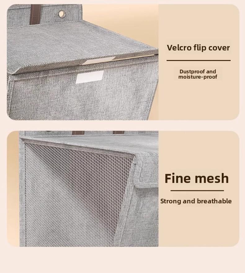 Practical wall-mounted dirty clothes basket, dirty clothes basket, foldable home bedroom dormitory multi-functional dirty clothes basket