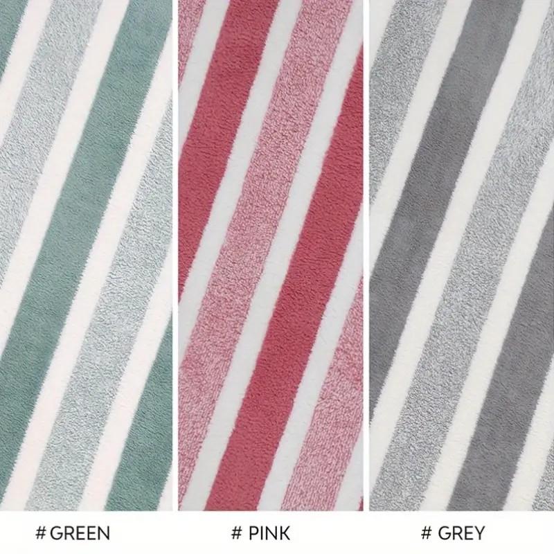 Striped Pattern Premium Towel Set, 1 Set Including 4 Counts Bath Towel & 4 Counts Hand Towel & 4 Counts Face Towel, Quick Drying Water Absorbent Towel for Home, Hotel & Spa, Absorbent Thickened Towels