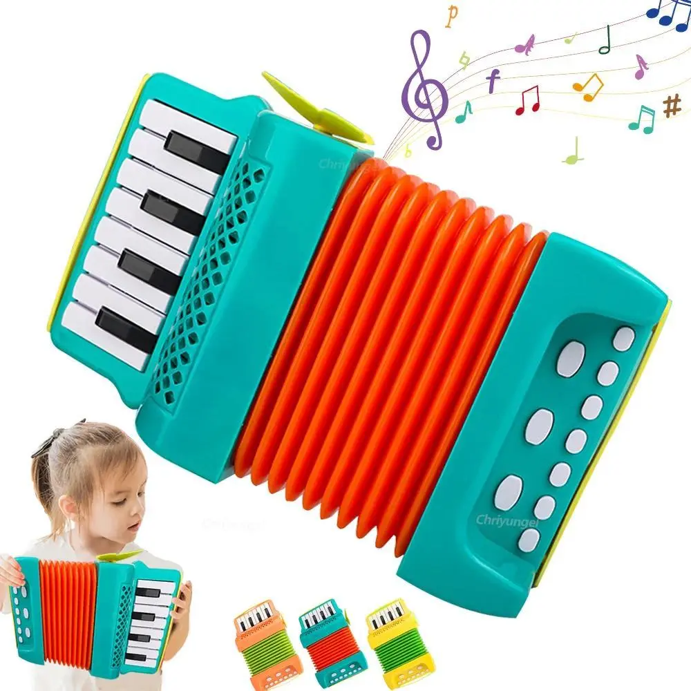 Kids' Accordion Musical Instrument Toy, 1 Set, ABS Material, 2 x AA Batteries, All Seasons Educational Gift for Toddlers (Children's Day Party Bag & Festive Home Supply)