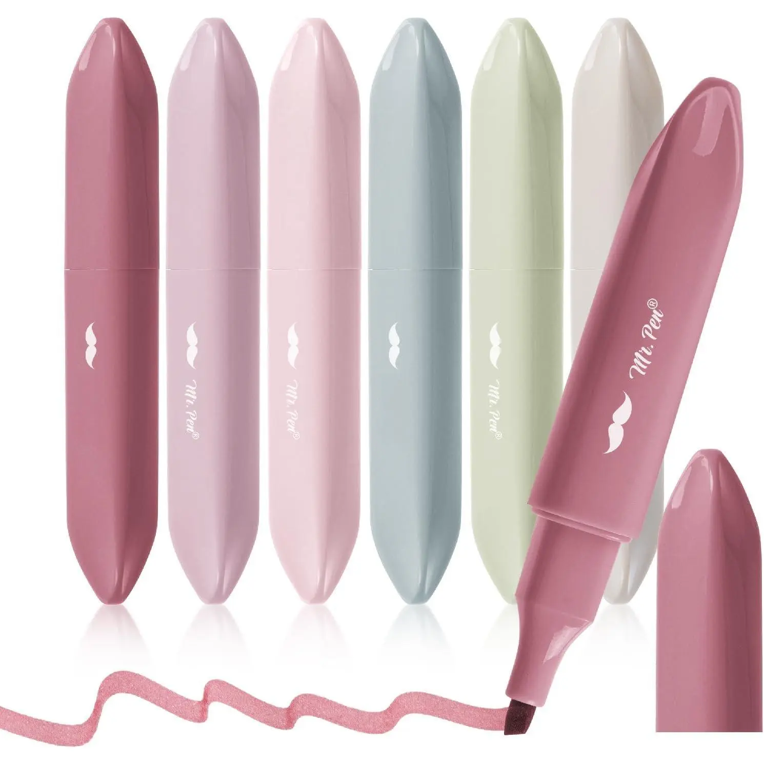 - Aesthetic  Highlighters No Bleed Through, 6 count, Chisel Tip | Cute Highlighter for Journaling Supplies and School Accessories,  Highlighters and s No Bleed