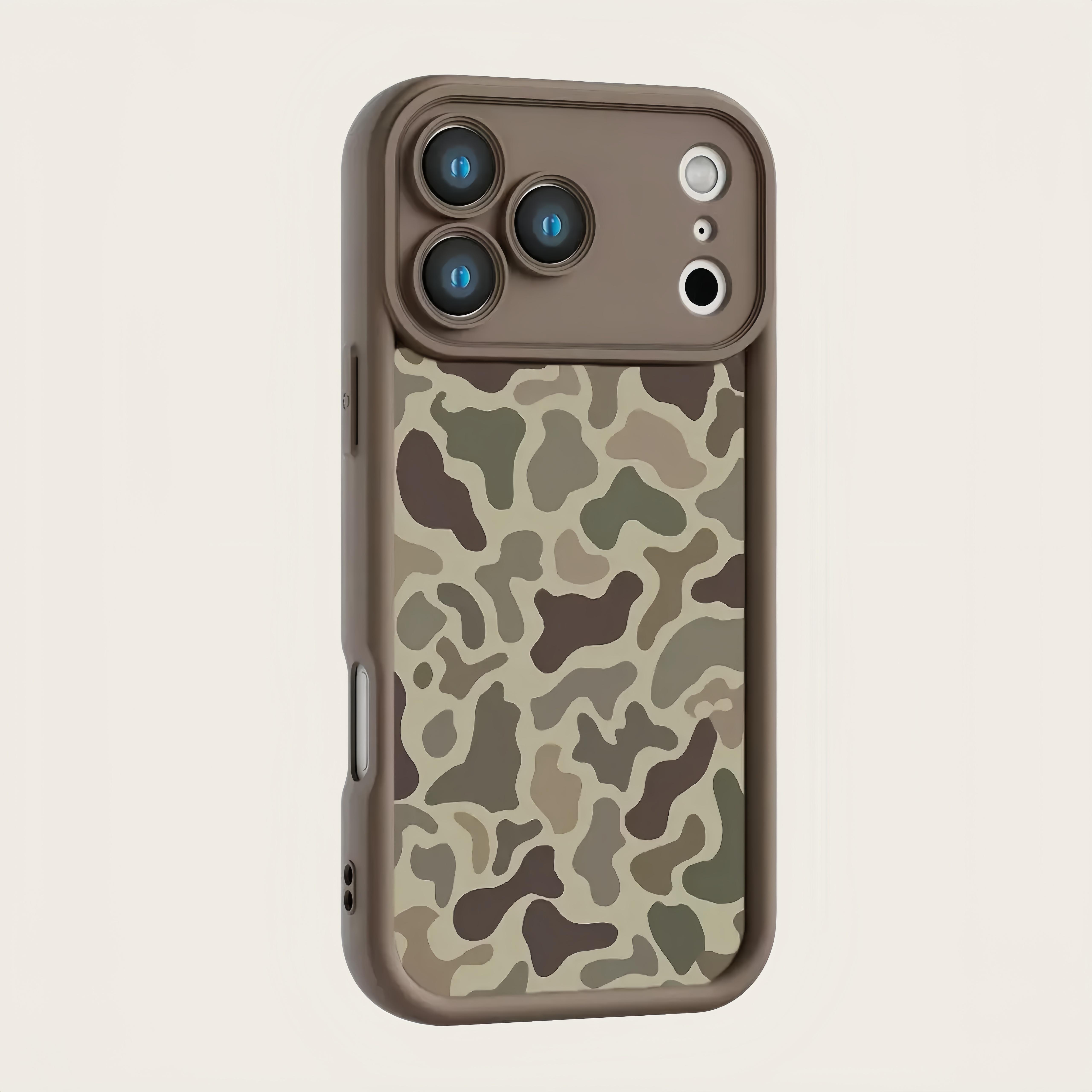 2025 New Camo Pattern iPhone 17 Pro max Phone Case Sika deer Shockproof Rubber Cover for iPhone 17 Air Promax 17Pro 11 12 13 14 15 16,Gifts for Hunter Outdoor enthusiast