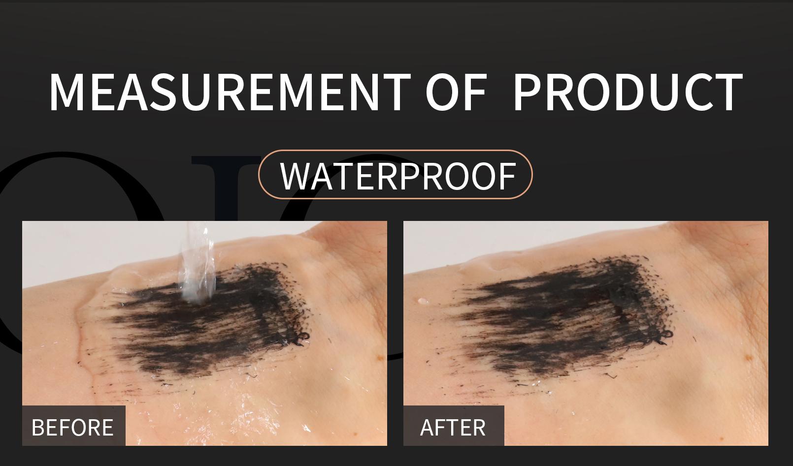 4D Waterproof Q835 Mascara - Single Item, Large Size, Encrypted Brush, Long-Lasting, Thickening, Curling, Smudge-Proof Beauty Cosmetic for Eye Enhancement, Durable Makeup Tool