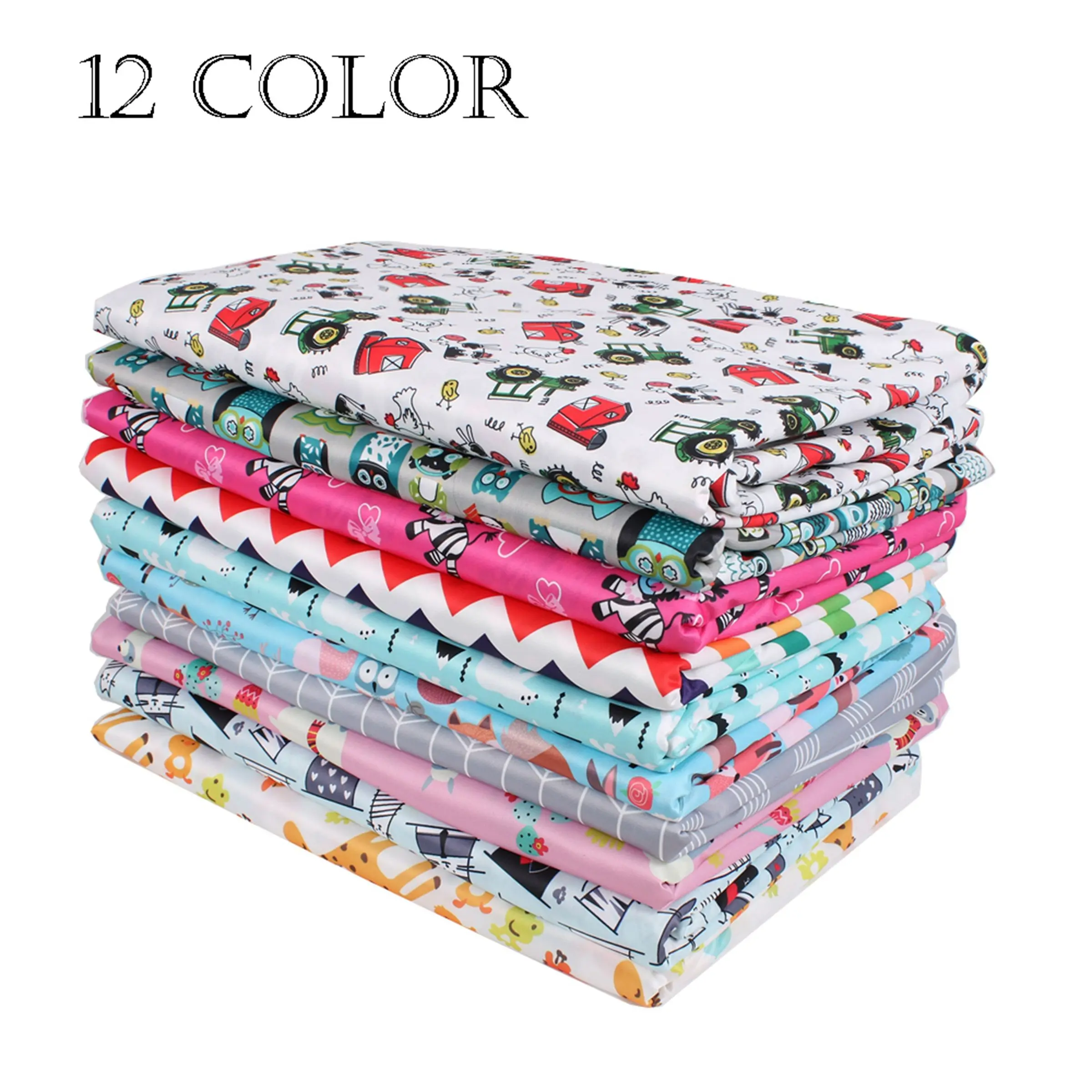 150x50cm Polyester Cartoon Print Waterproof Fabric, Durable and Lightweight Material, Ideal for DIY Projects and Craft Making