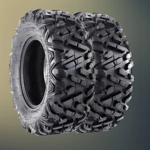 [Select the correct size] Garvee New Upgraded 2pcs 18x9.50-8,19x7-8,22x10-10,26x11-14 ATV Tire, 4-Ply Rated All Terrain ATV UTV Tire,Tubeless 4 Wheeler Tire for Off-Road Mud Dirt Trails