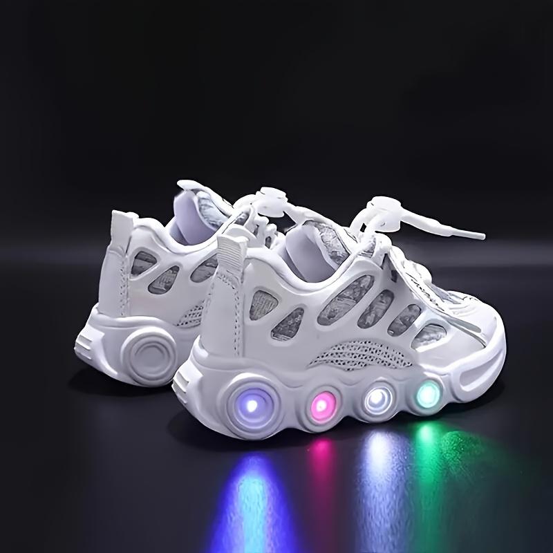 Led Children's Shoes, Shining at Night, Stylish and Eye-Catching, All-Season Breathable Non-Slip Running Shoes