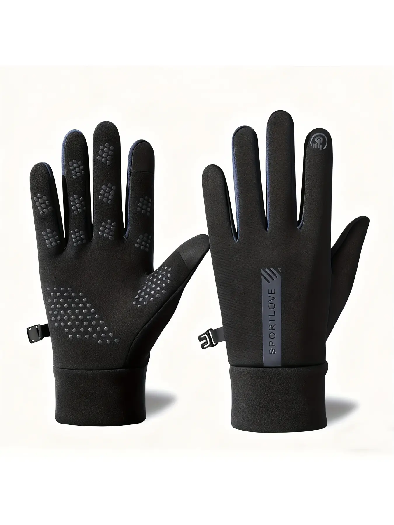 Men's Winter Sports Cycling Thermal Gloves for cold weather Comfortable Non-Slip Windproof Touchscreen Full-Finger Cycling Gloves
