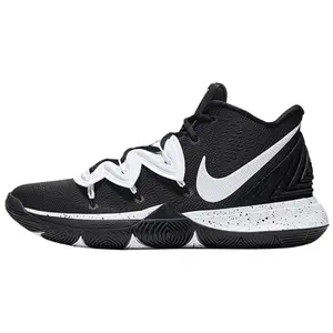 Nike Kyrie 5 TB Basketball Shoes for Men – Oreo Colorway, Lace-Up, Cushioned, Durable, Mid-Top Verifiable, with credentials and supporting global authentication