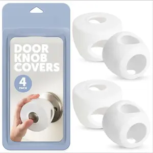 4 Pack Door Knob Covers for Home Improvement