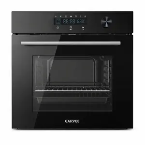 Versatile 5 Modes 24" Built-In Electric Single Wall Oven – 2.5 Cu.Ft Capacity – Touch Control – Triple Layer Glass Door – Timer & Safety Lock – Easy Clean Interior – Modern Black