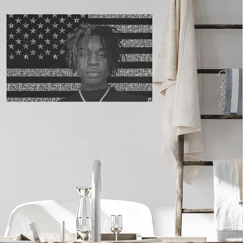 New ken Carson Flag with 4 Brass Grommets 3x5 Ft Wall Tapestry Banner for Indoor Outdoor Living Room Garden,Lawn,Yard Home Decor