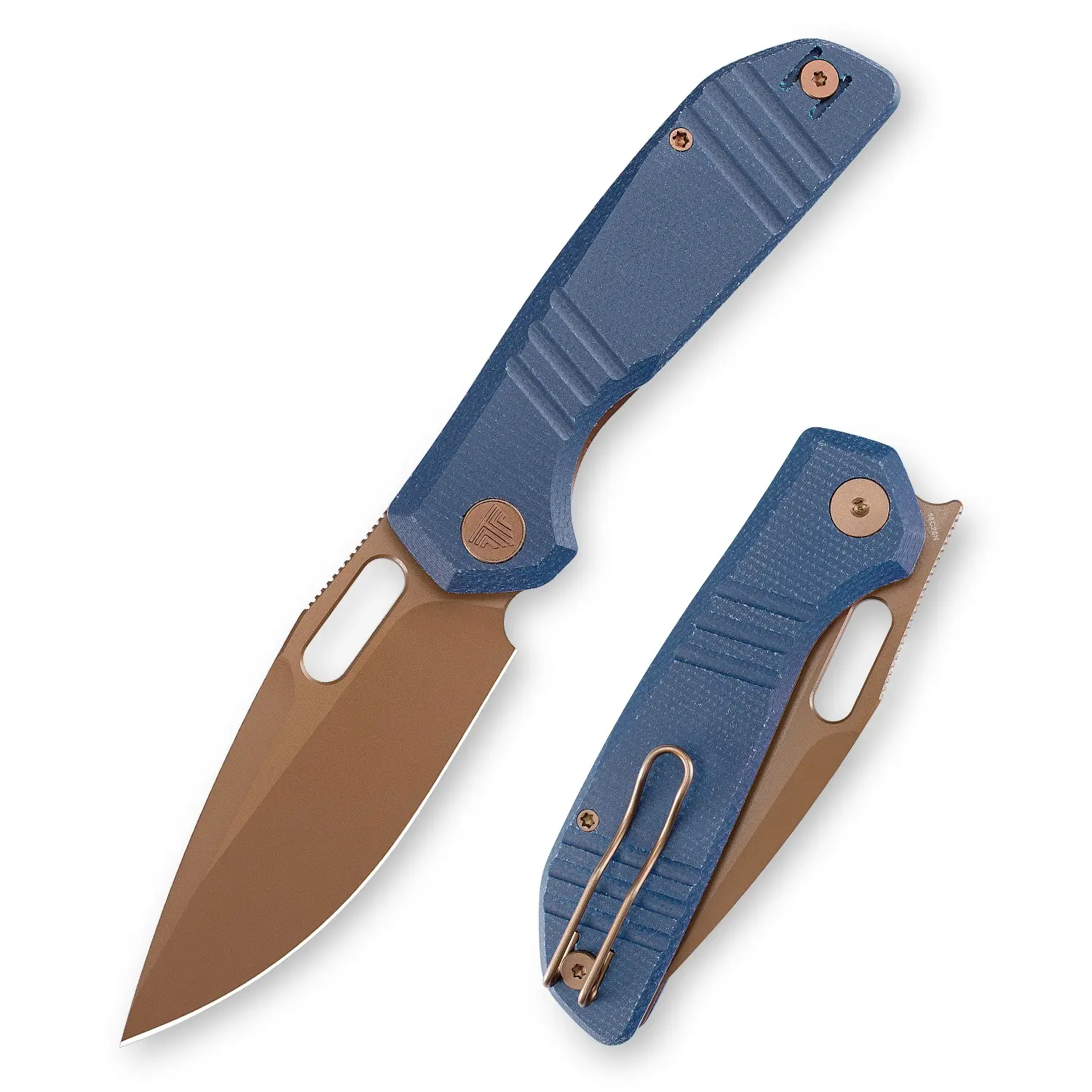 Trivisa Gecko-Lm Folding Knife, 3.4'' 14c28n Stainless Steel Micarta Handle, Lightweight Outdoor Camping Edc Tool, Foldable Tool, Outdoor Camping Knives, Perfect for Hiking