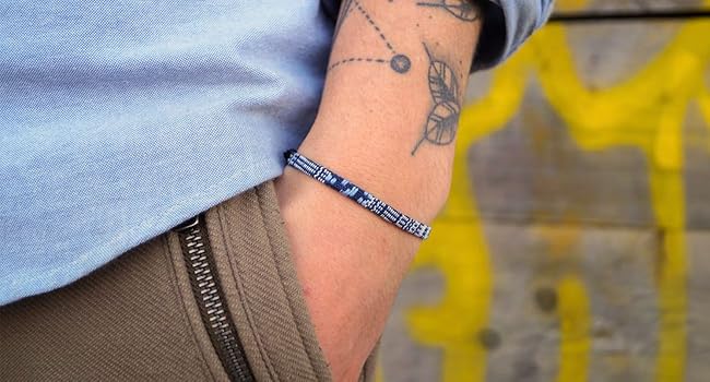 Boho Surfer Bracelets for Men and Women Crafted from Colorful Braided Strings Adjustable and Waterproof Handmade Bracelets for Summer Beach and Ethnic Hipp