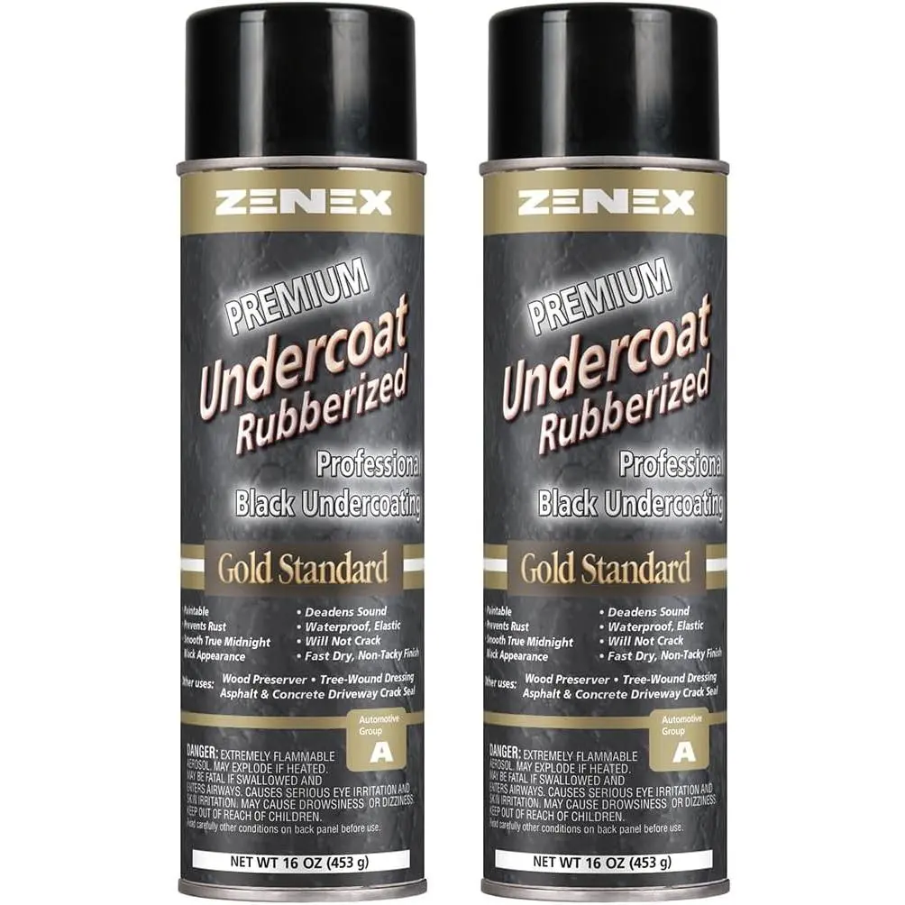 Rubberized Undercoat (2 Count), Heavy Duty Undercoating for  | Rubberized Undercoating  for , , and  |  Rust Prevention | Sound Deadening | 16 oz