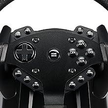 Steering Wheel, with Pedals and Paddles, Compatible with Xbox Series X/S, PS4, Xbox One, PC (Programmable for All Games)